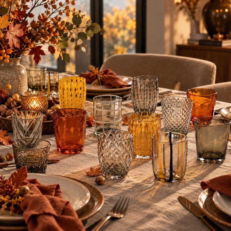 Comment dresser une table d’automne : couleurs, assiettes, verres et décorations