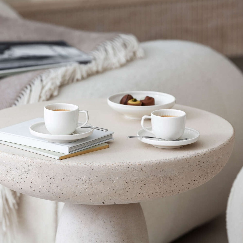 11.6 cm - Villeroy & Boch Afina Piattino Tazzina Caffè In Porcellana