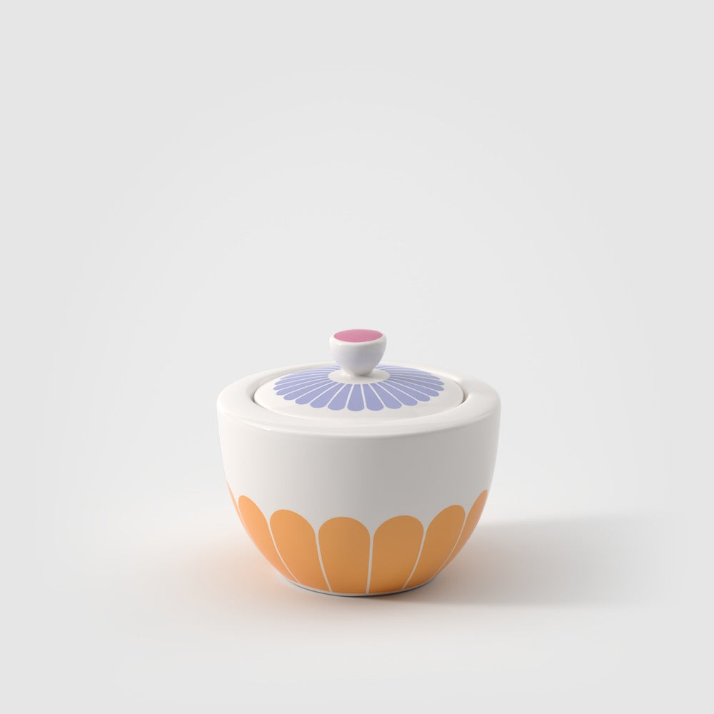 9.9 cm - Villeroy & Boch Fleur Zuccheriera Barattolo Marmelate In Porcellana Premium