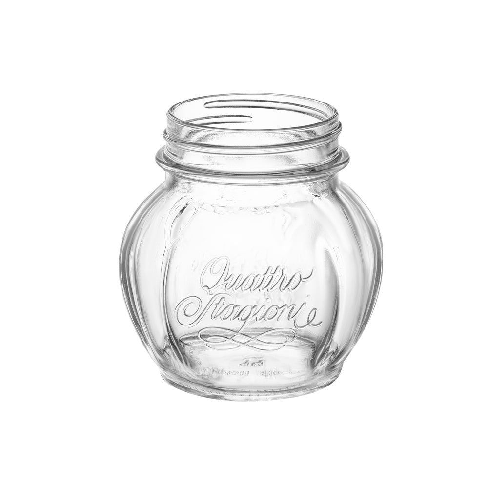48.5 cl - Bormioli Rocco Quattro Stagioni Pomodoro Vasetto In Vetro Senza Capsula - Set 6 Pz