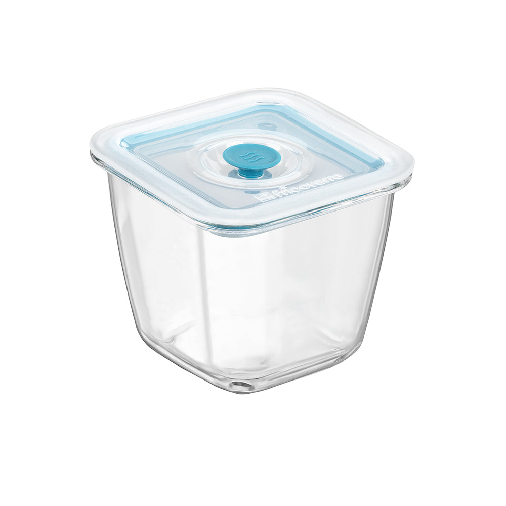 12x12 cm - Frigoverre Smart Tall Square Food Container With Freshness Valve In Glass
