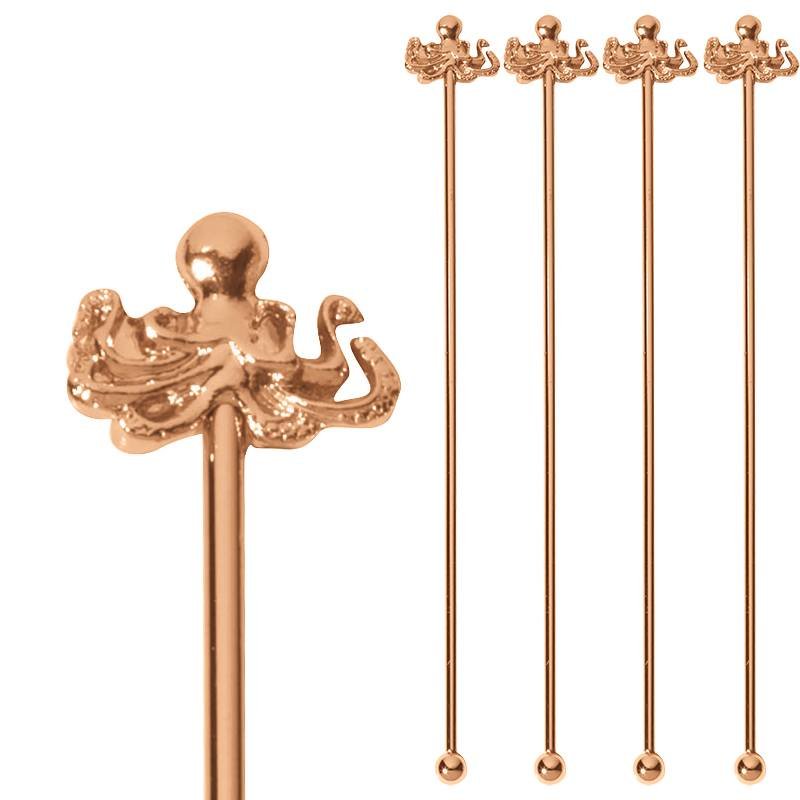 18 5 Cm Paderno Bar Happy Hour Cuchara bar polpo de acero inoxidable Set de 4 pz