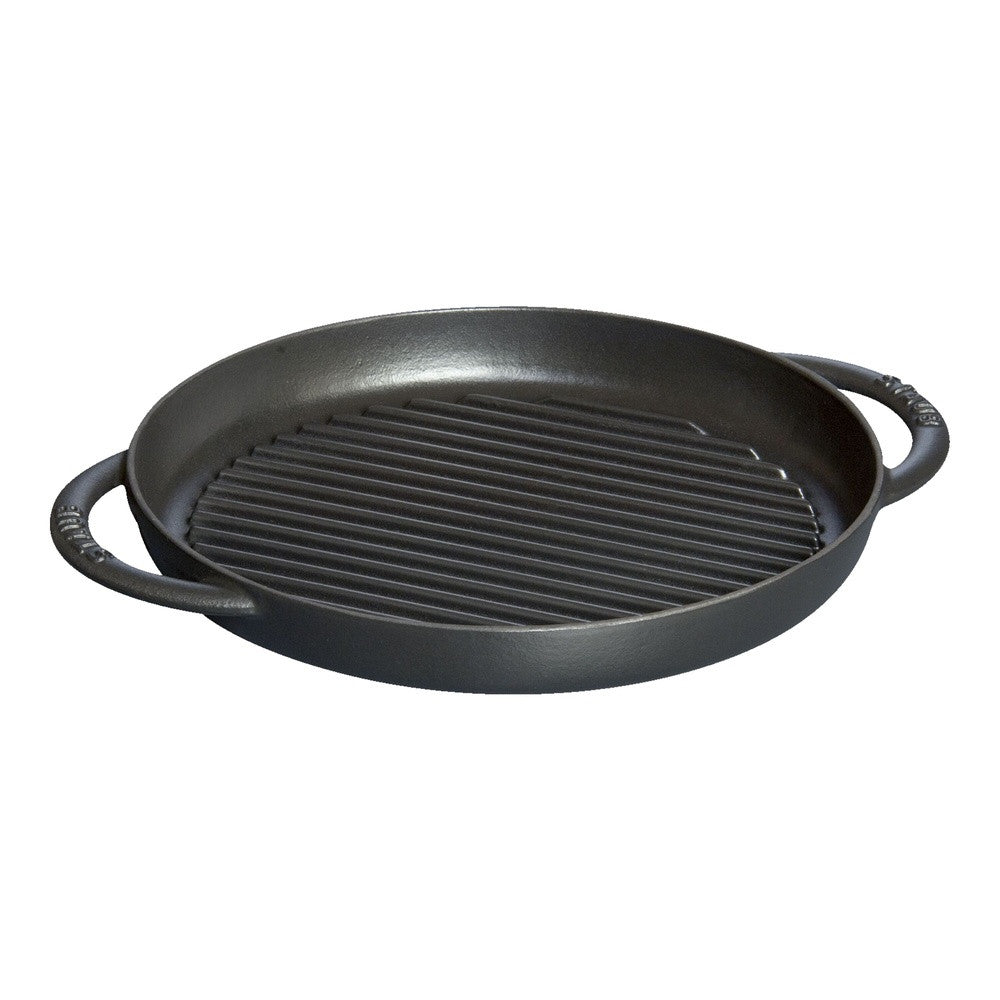 26 cm - Staub Grill Pans Bistecchiera Rotonda In Ghisa