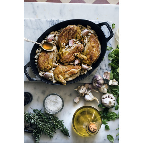21 cm - Staub Specialities Pirofila Ovale In Ghisa