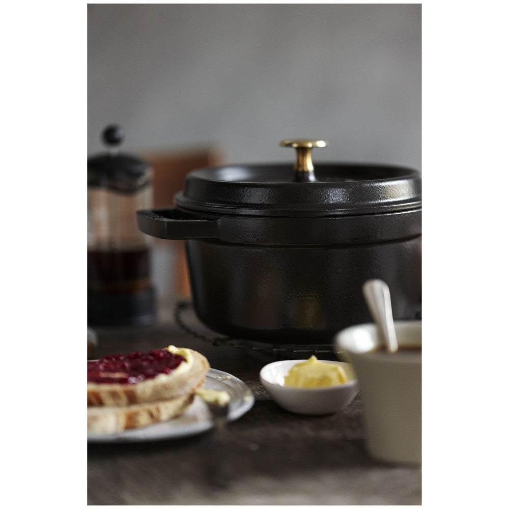 18 cm - Staub La Cocotte Casseruola Cocotte Rotonda In Ghisa