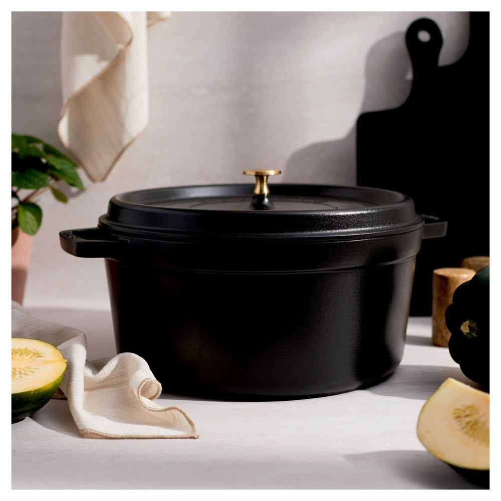 30 cm - Staub La Cocotte Casseruola Cocotte Rotonda In Ghisa