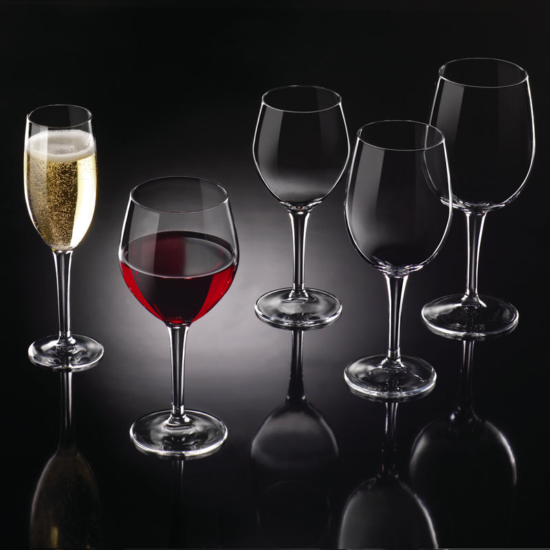 17 Cl Bormioli Rocco Milano Calice Flute In Vetro Temperato Set 12 Pezzi