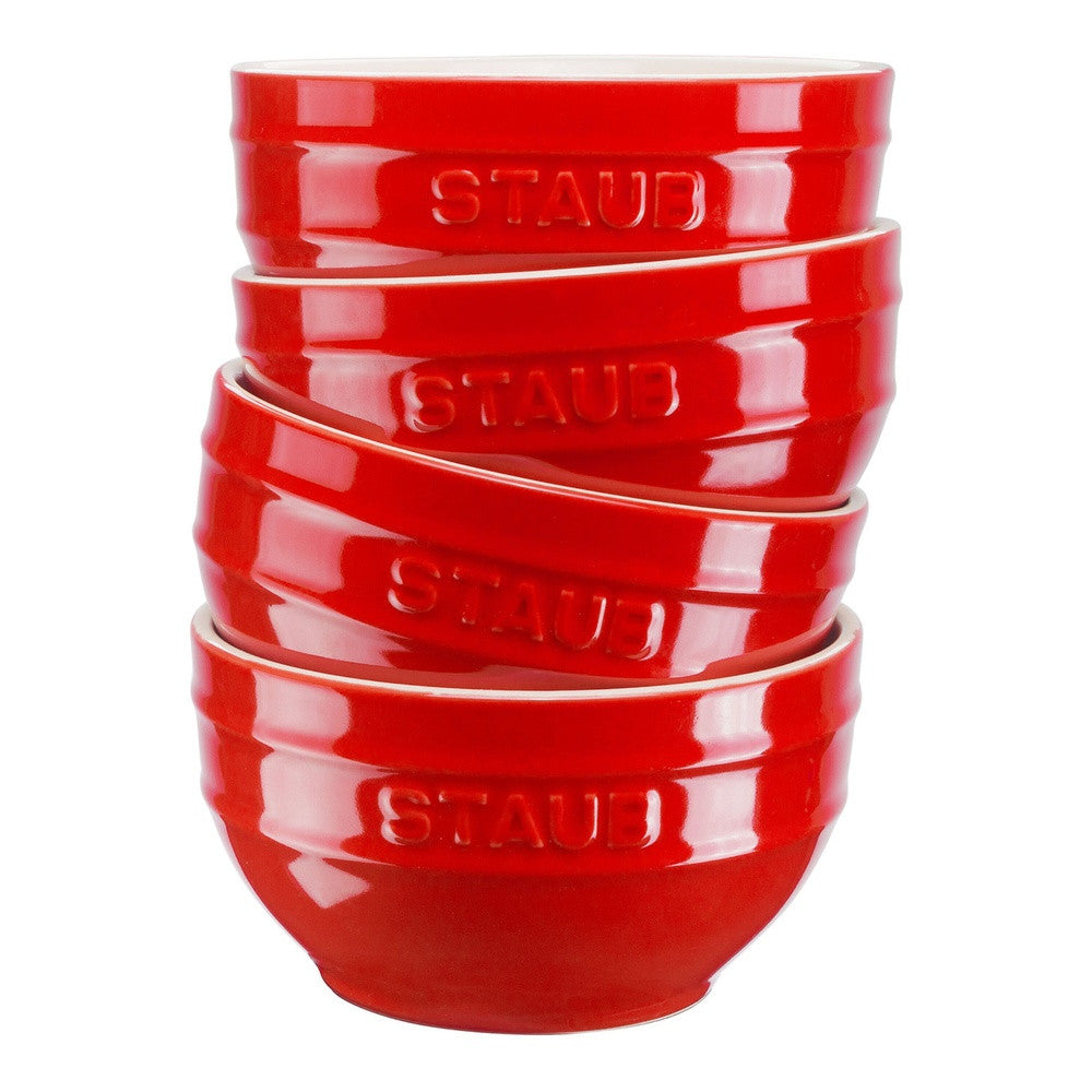 12 cm - Staub Ceramique Ciotola In Ceramica - Set 4 Pz