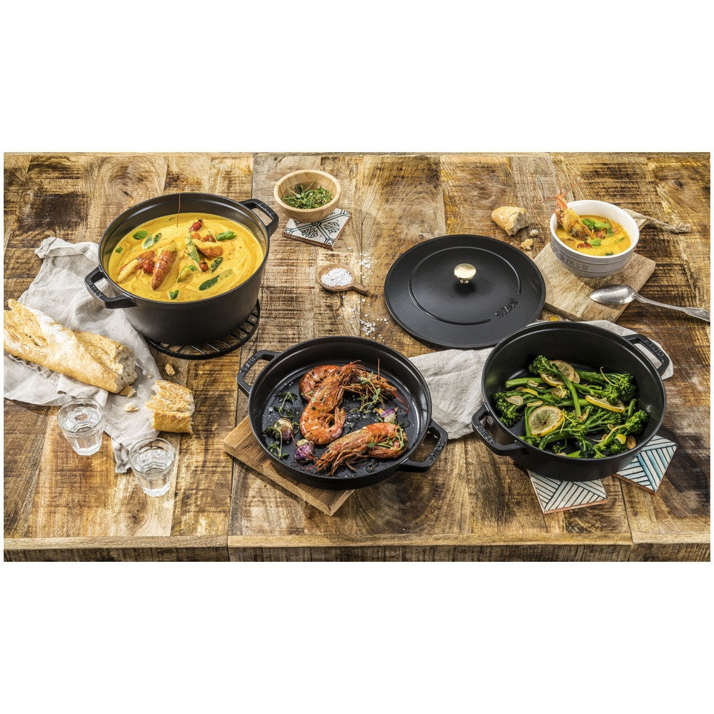 Staub Stackable Set Pentole In Ghisa - Set 3 Pz