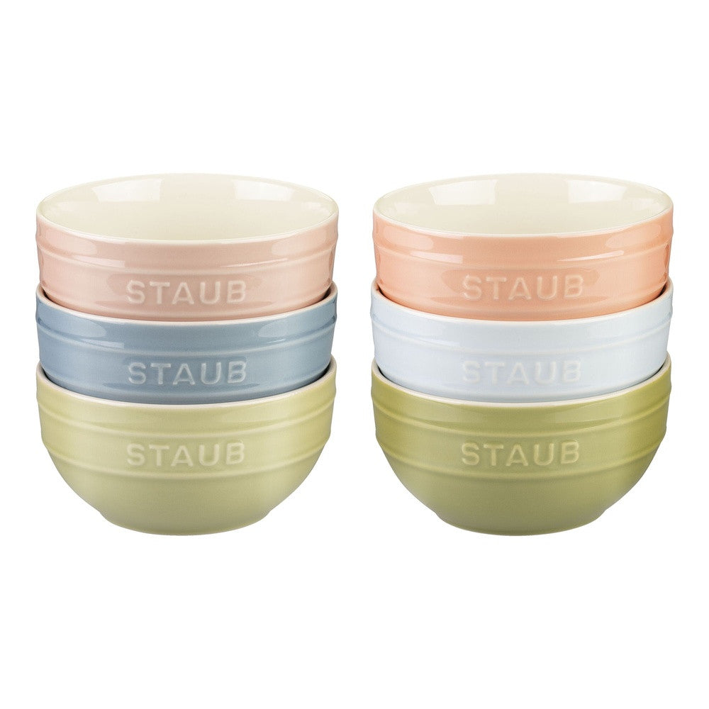 14 cm - Staub Ceramique Ciotole In Ceramica - Set 6 Pz