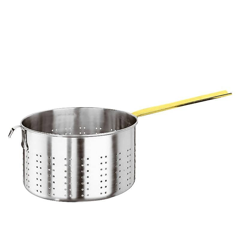 20 cm - Paderno Serie 2000 Colapasta Con Manico Gluten Free In Acciaio Inox