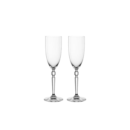 23 cl - Nachtmann Heritage Calice Flute Champagne In Vetro Cristallino - Set 2 Pz