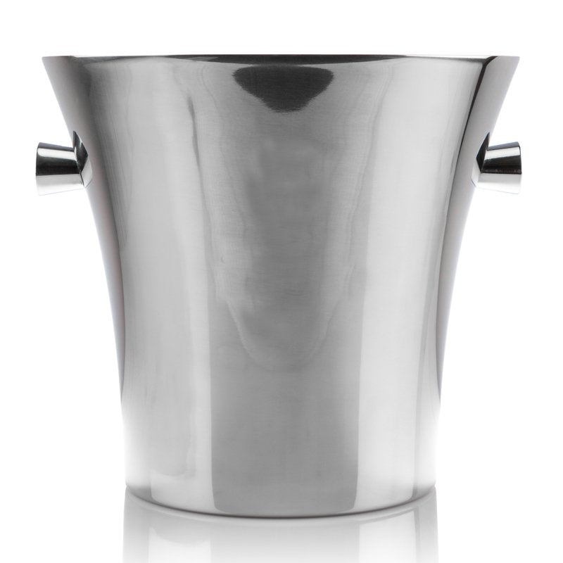 28 X H 23 4Cm Italesse Winston Secchiello Champagne Per 2 Bottiglie In Acciaio Inox