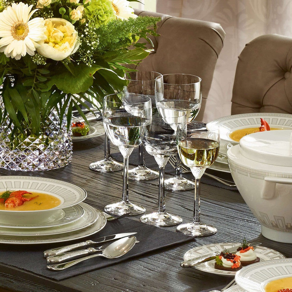 12.5 cl - Villeroy & Boch Octavie Calice Vino Bianco In Vetro Cristallino - Set 4 Pz