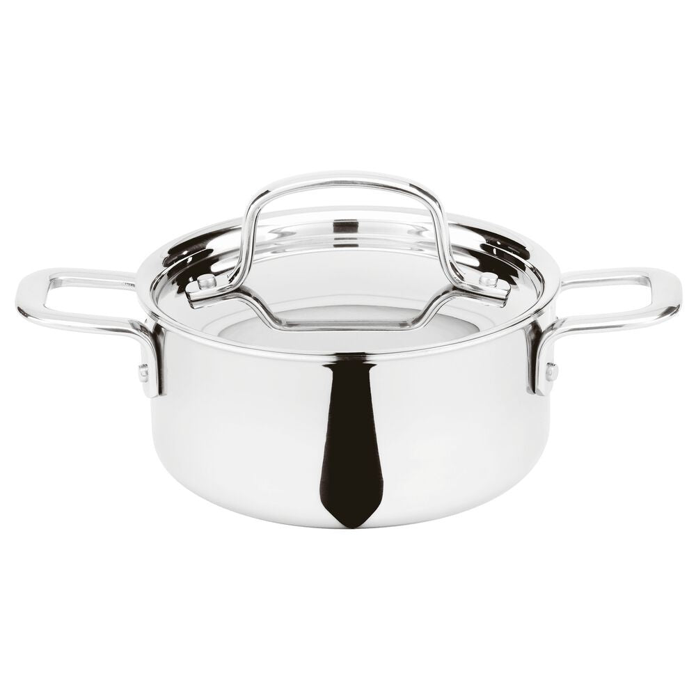 Paderno Series 2500 3-Ply Casseruola Bassa con 2 manici In Acciaio Inox