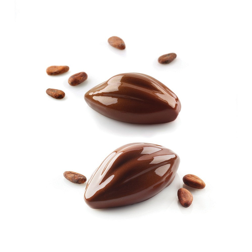 6 Forme - Silikomart Cacao 120 Stampo Dolci Frutta Realistica In Silicone Cutter Incluso