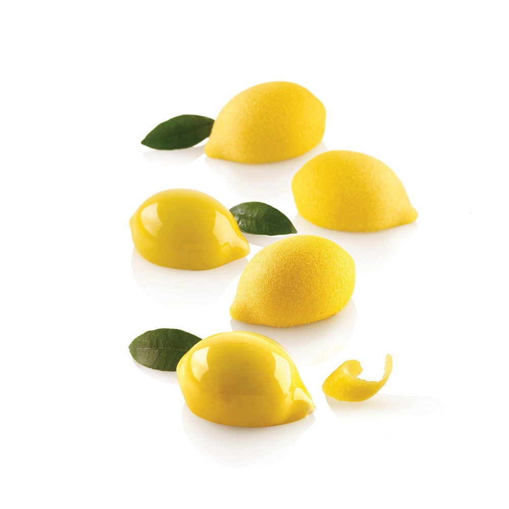 15 Form - Silikomart Limone 30 Stampo Dolci Frutta Realistica In Silicone Cutter Incluso