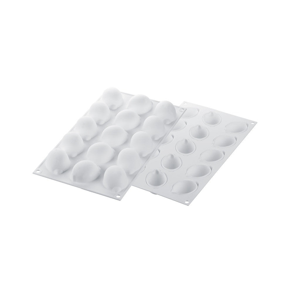 15 Form - Silikomart Limone 30 Stampo Dolci Frutta Realistica In Silicone Cutter Incluso