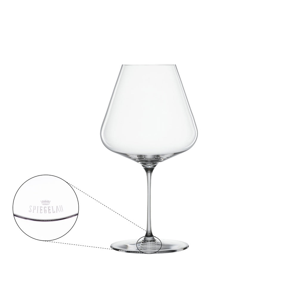 96 cl - Spiegelau Definition Calice Vino Rosso Burgundy In Vetro Cristallino - Set 2 Pz