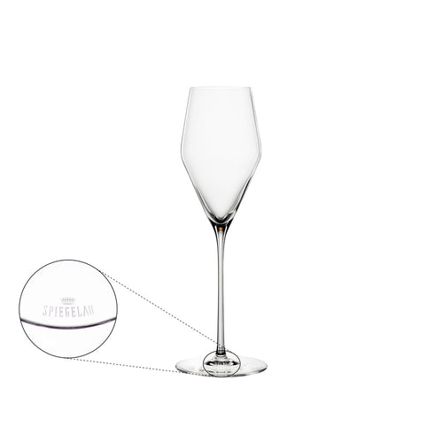 25 cl - Spiegelau Definition Calice Flute Champagne In Vetro Cristallino - Set 2 Pz