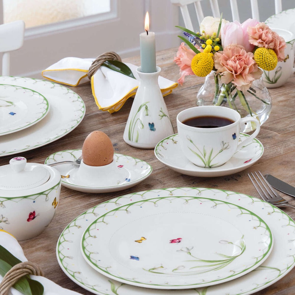14.5x11 cm - Villeroy & Boch Colorful Spring Portauovo In Porcellana Premium - Set 4 Pz