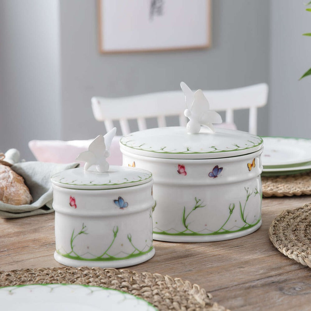 45 cl - Villeroy & Boch Colorful Spring Barattolo Rotondo In Porcellana Premium