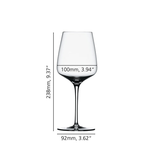 67.5 cl - Spiegelau Willsberger Anniversary Calice Vino Rosso Bordeaux In Vetro Cristallino - Set 4 Pz