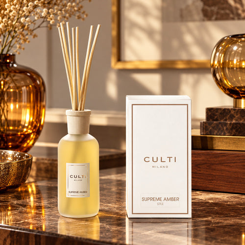 Culti Milano Supreme Amber Stile Classic Diffusore Per Ambienti Con Bastoncini