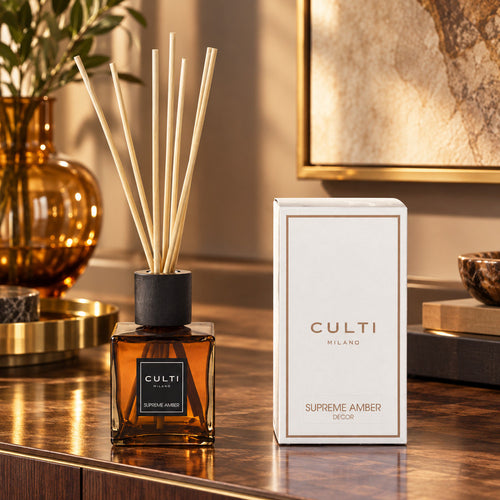 Culti Milano Supreme Amber Stile Decor Diffusore Per Ambienti Con Bastoncini