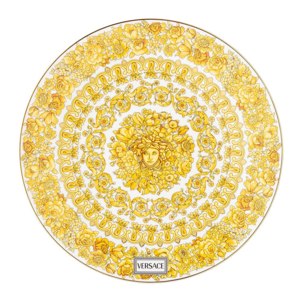 33.1 cm - Versace Medusa Rhapsody Piatto Presentazione In Porcellana