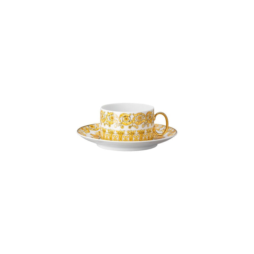 20 cl - Versace Medusa Rhapsody Tazza Tè con Piattino In Porcellana