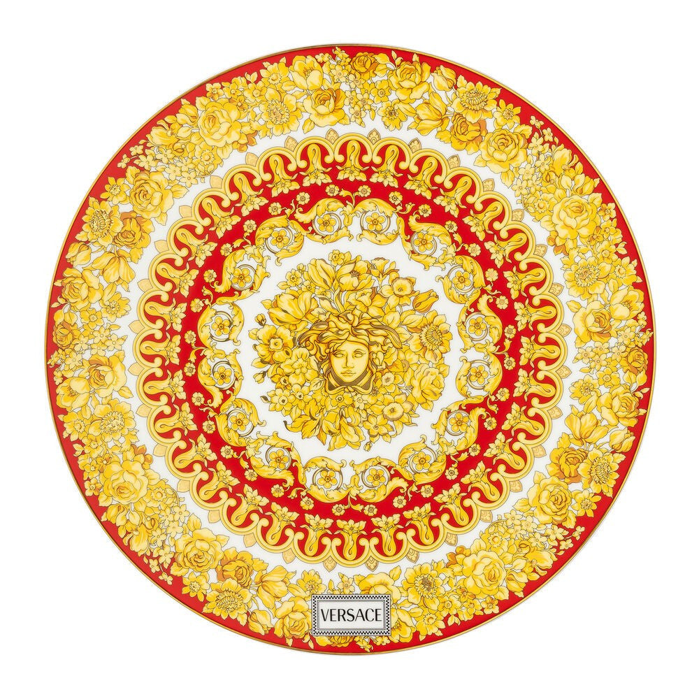 33.1 cm - Versace Medusa Rhapsody Piatto Presentazione In Porcellana