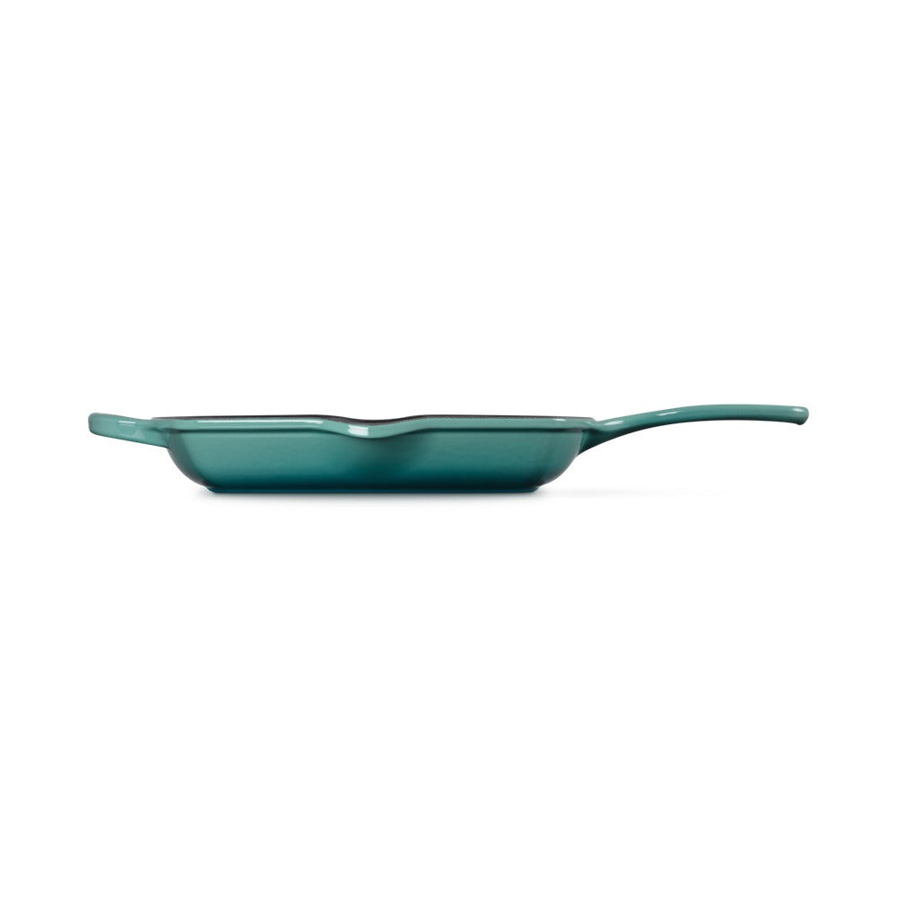 26 cm - Le Creuset Evolution Skillet Bistecchiera Quadrata In Ghisa Vetrificata