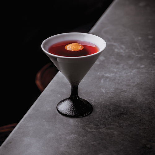 17,5 cl - Ariane Barware Lunar Martini-Cocktailglas aus Keramik Set 6 Stk