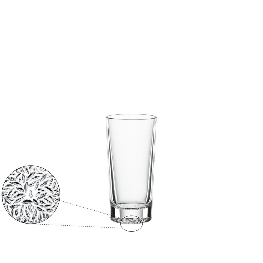 30.5 cl - Spiegelau Lounge 2.0 Bicchiere Cocktail Long Drink In Vetro Cristallino - Set 4 Pz