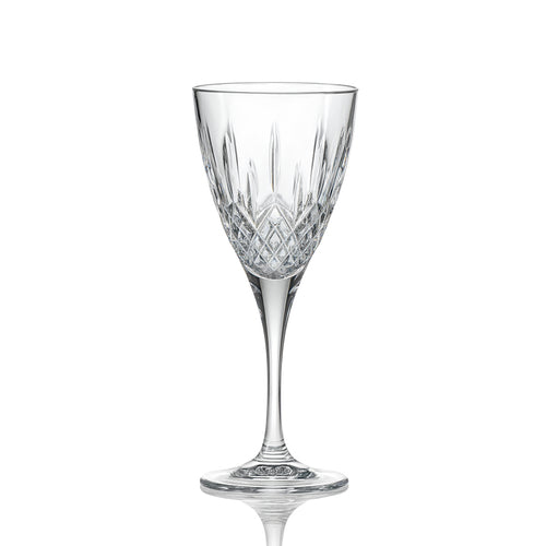 25.3 cl - RCR Cristalleria Italiana London 2 Calice Vino In Vetro Cristallino Luxion Set 6 Pz