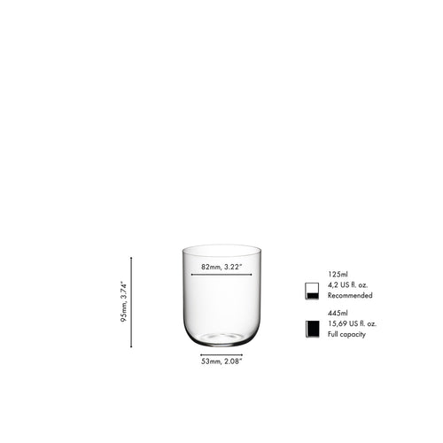 44.5 cl - Manufaktur Vitis Water Whisky Glass In Crystal Glass