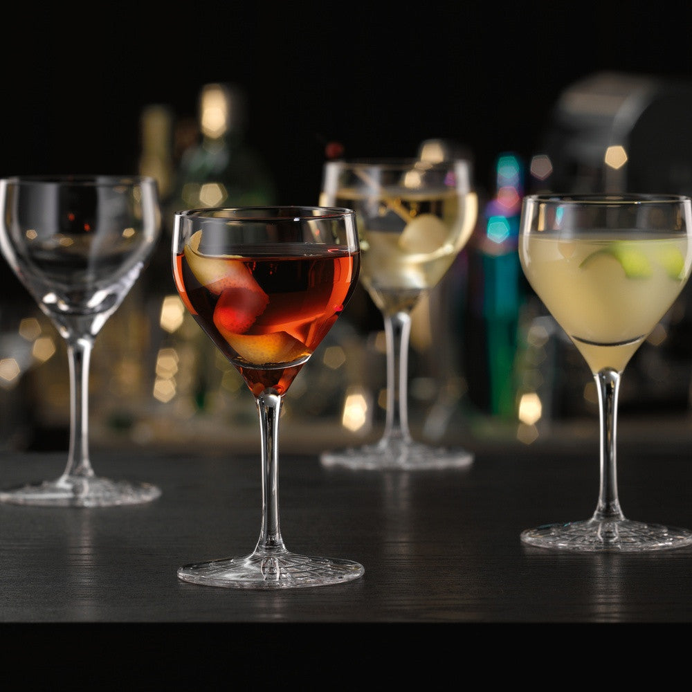 15 cl - Spiegelau Perfect Serve Collection Calice Cocktail Nick & Nora In Vetro Cristallino - Set 4 Pz