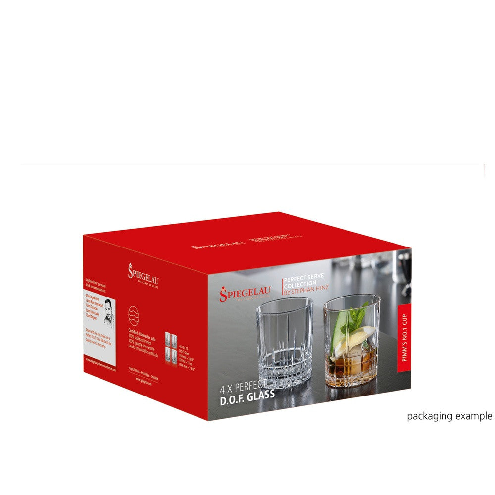 37 cl - Spiegelau Perfect Serve Collection Bicchiere Cocktail DOF In Vetro Cristallino - Set 4 Pz