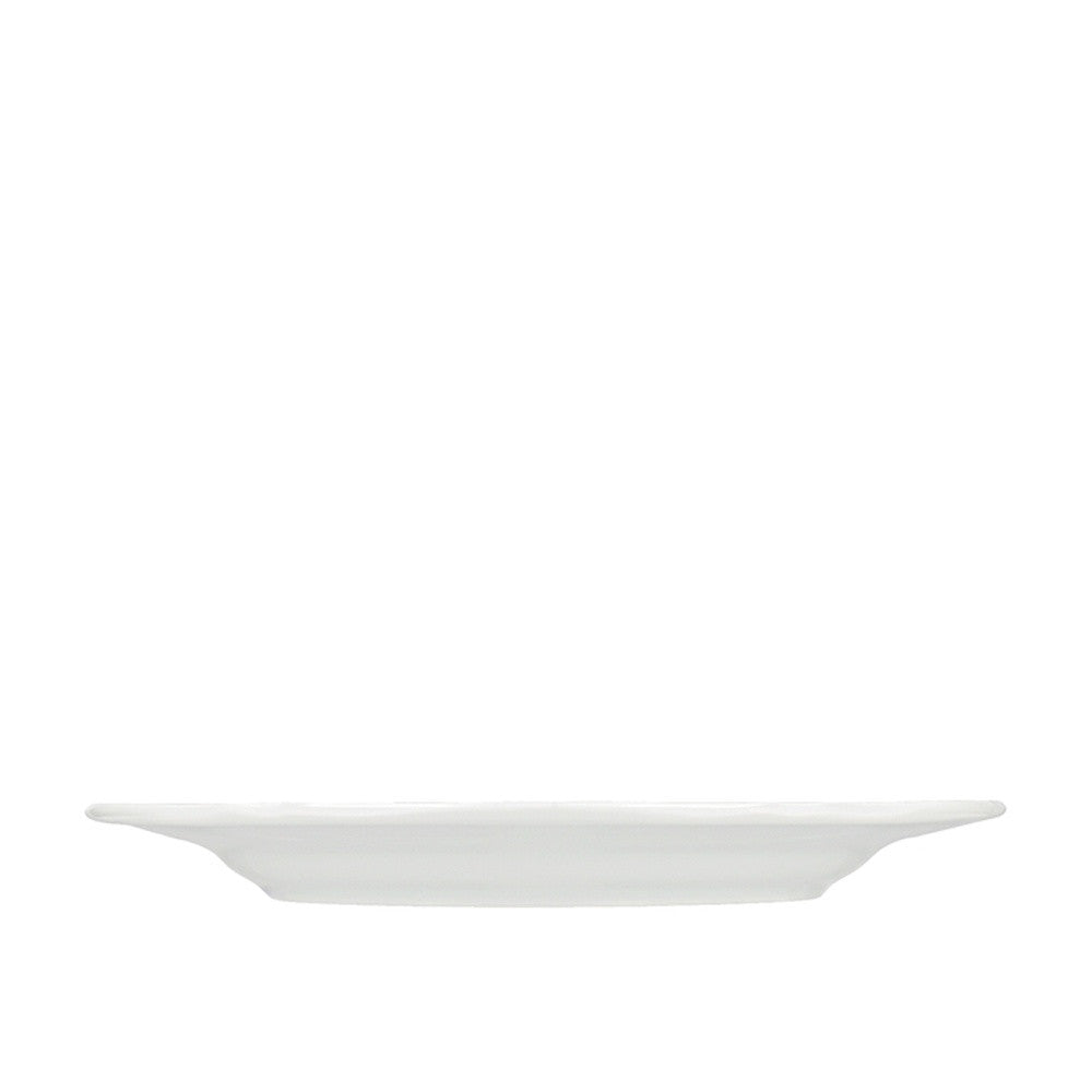 27 cm - H&H New Alba Piatto Piano In Porcellana - Set 6 Pz