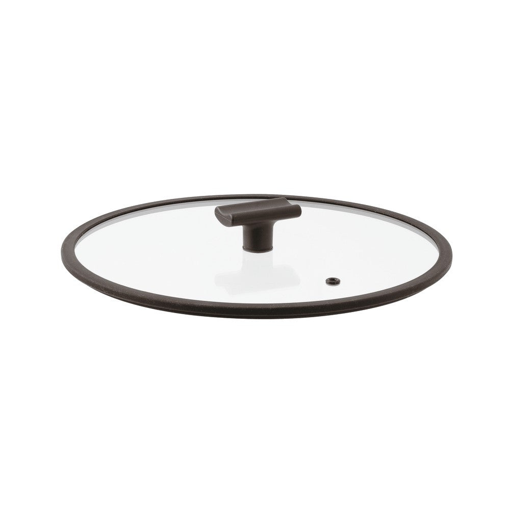 Sambonet Titan Pro Double Induction Coperchio In Vetro Con Bordo In Silicone