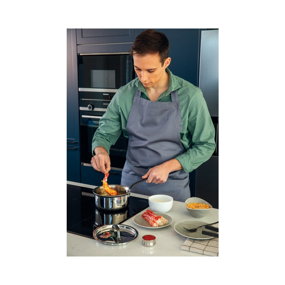 Sambonet Home Chef Casseruola Alta Con Manico e Coperchio In Acciaio Inox