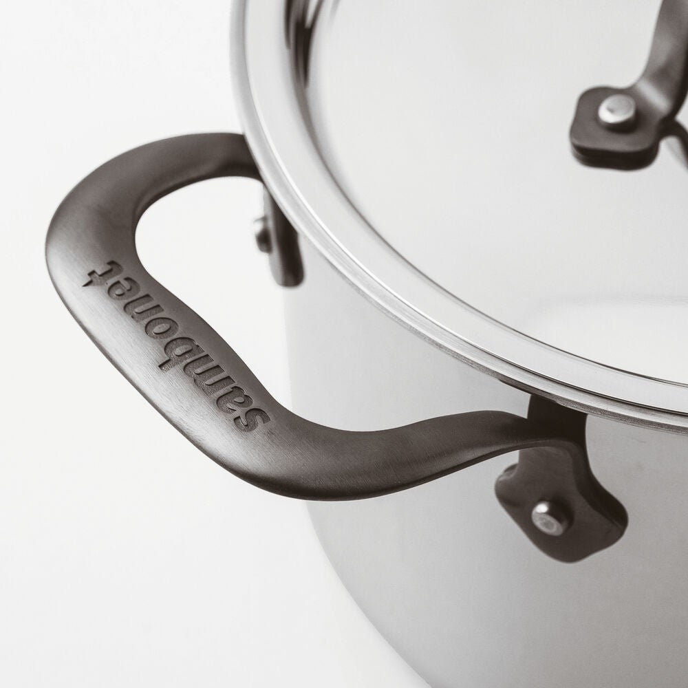 Sambonet Home Chef Casseruola Bassa Con Coperchio In Acciaio Inox