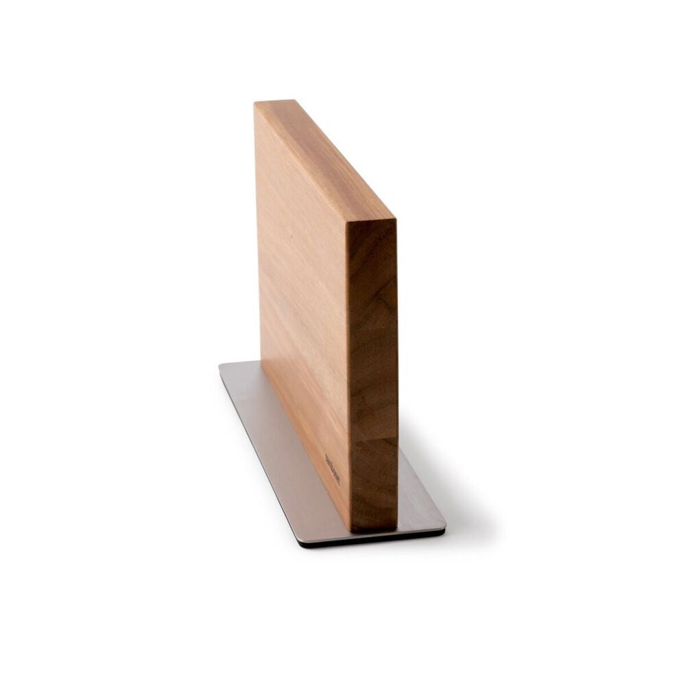 30x10 cm - Sambonet Black Edge Ceppo Coltelli Cucina Magnetico In Legno Di Acacia