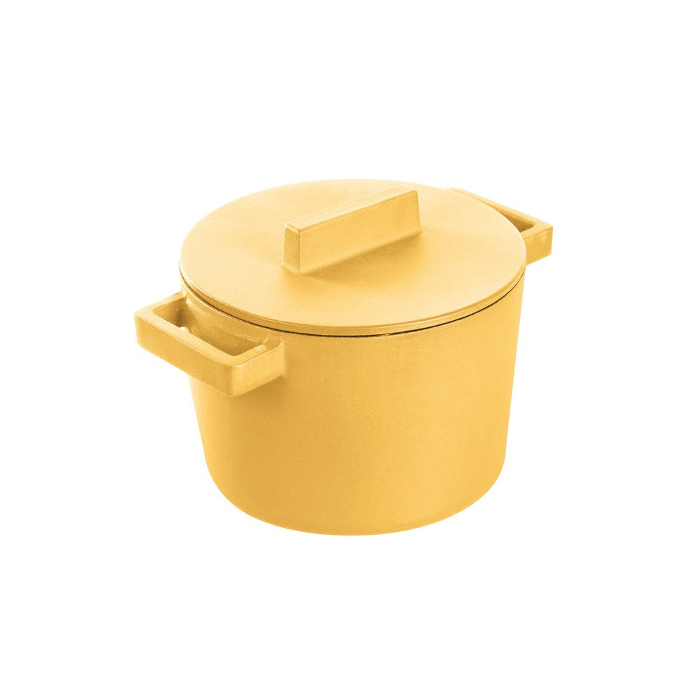 16 cm - Sambonet Terra.Cotto Cast Iron Casseruola Alta In Ghisa Smaltata