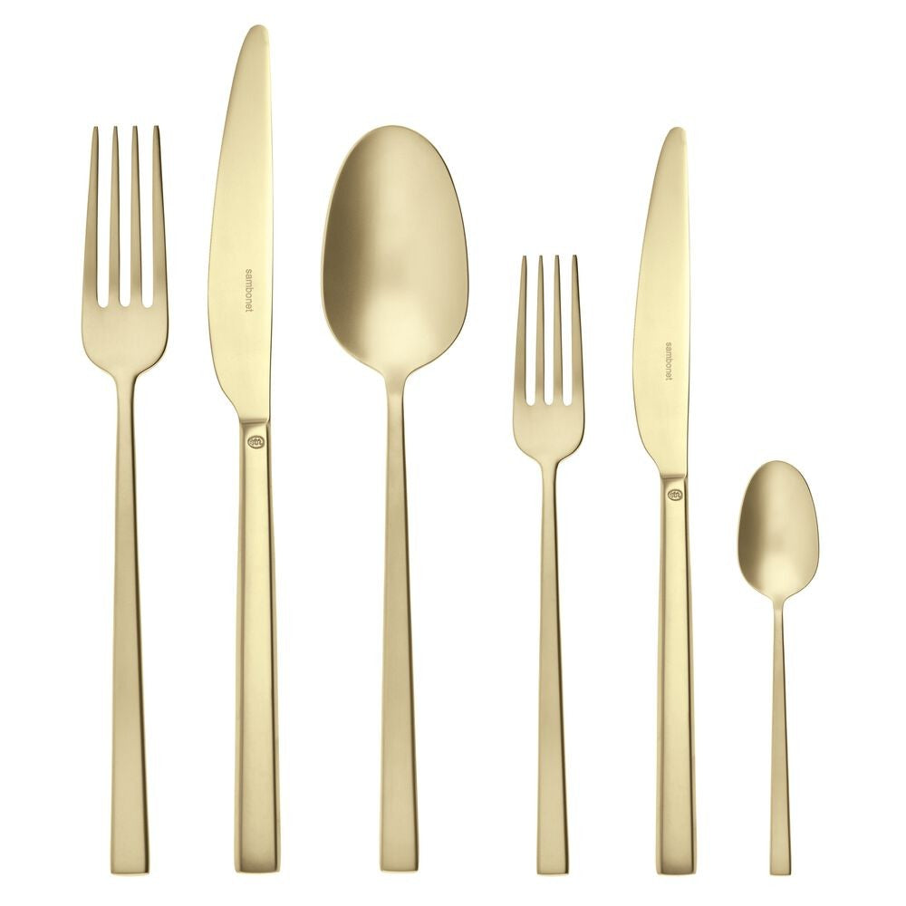Sambonet Rock Servizio Posate In Acciaio Inox - Set 36 Pz