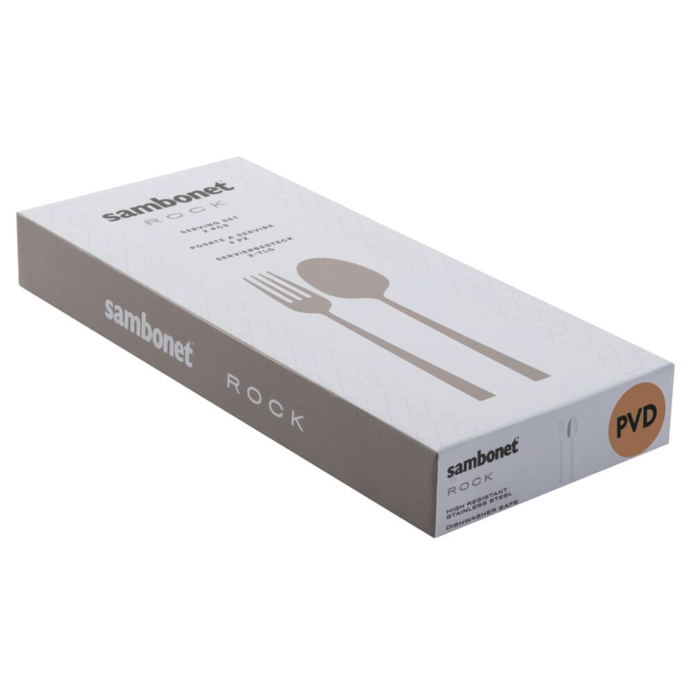 Sambonet Rock Posate Servire In Acciaio Inox - Set 2 Pz