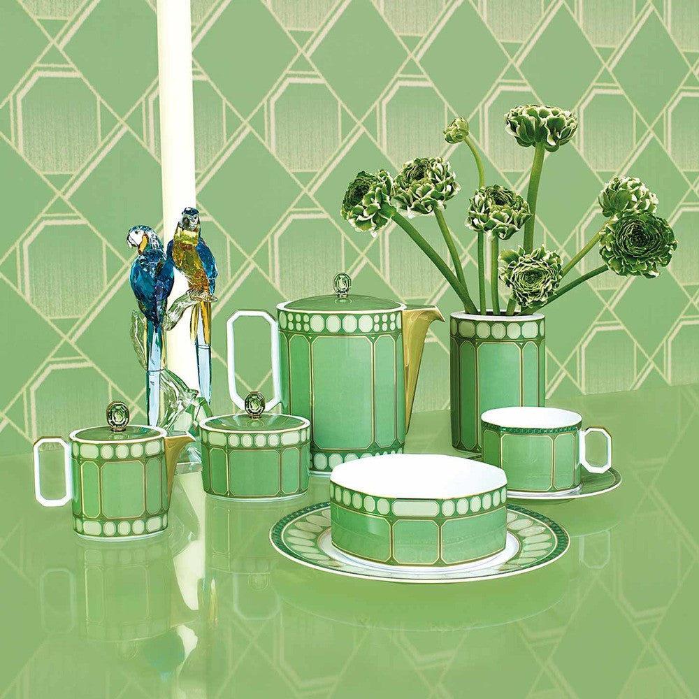 15.1 cm - Swarovski x Rosenthal Signum Vaso Cilindrico In Porcellana