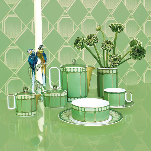 15.1 cm - Swarovski x Rosenthal Signum Vaso Cilindrico In Porcellana