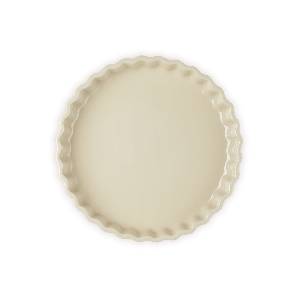 28 cm - Le Creuset Tradition Tortiera Rotonda In Gres Vetrificato